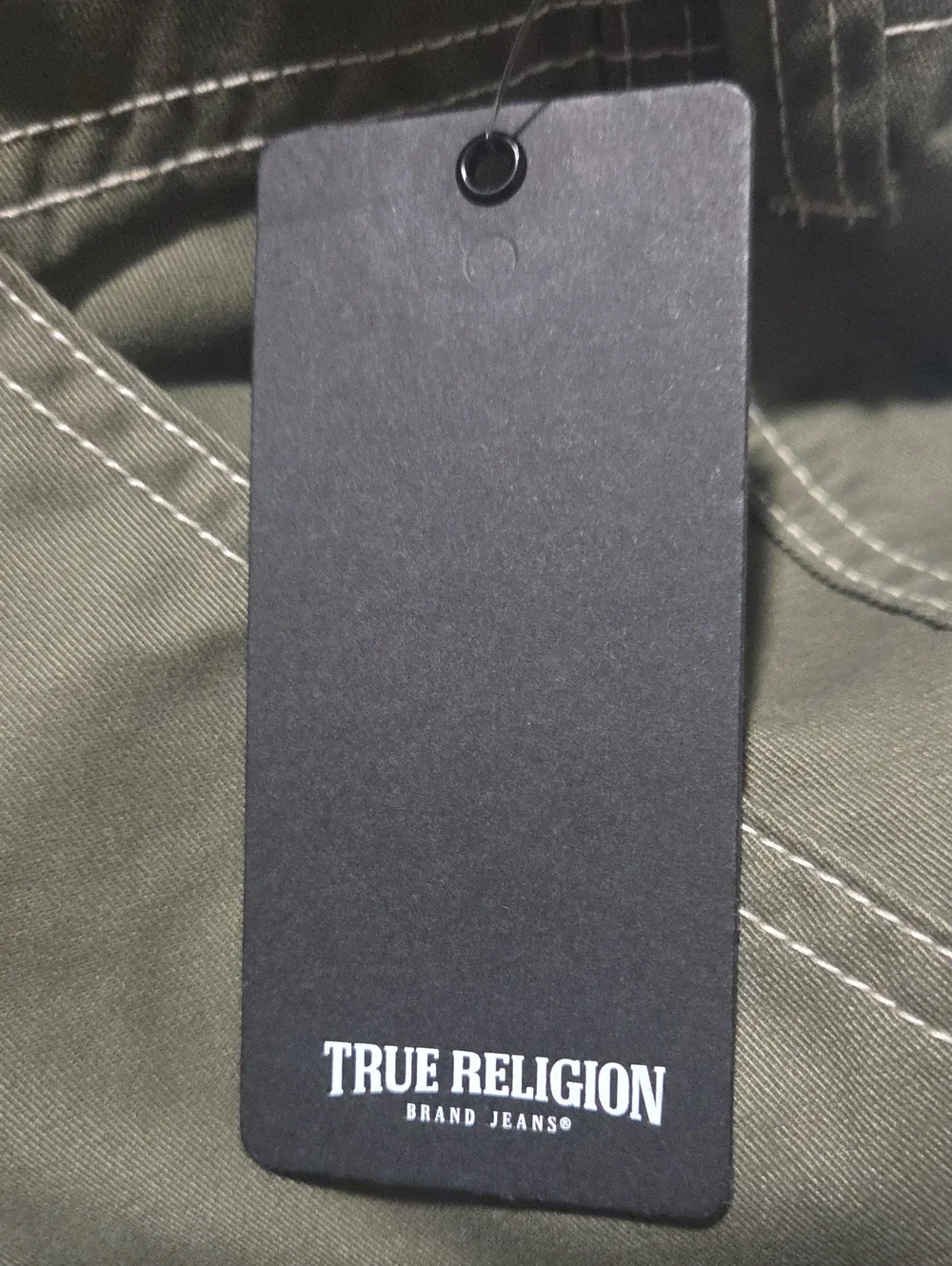 True Religion Jeans Baggy Cargo Pants Kalamata Pockets 108335 Relaxed US 36